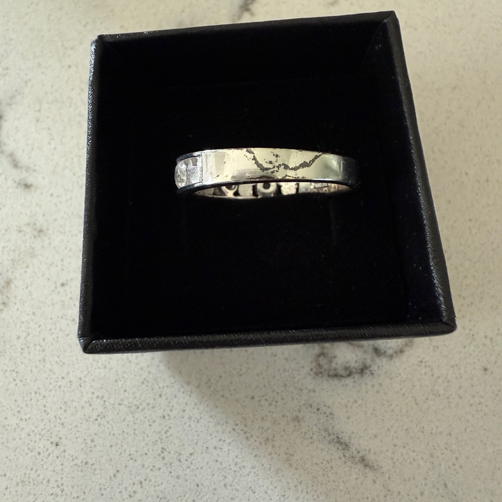 Mickey Mouse Silver Gemstone Ring - Picture 5 of 5